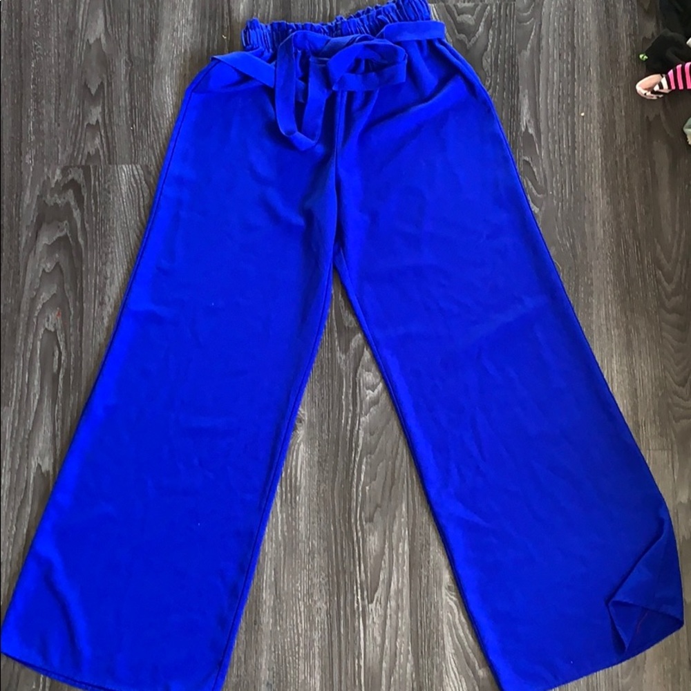 Indigo Wide Leg Pants